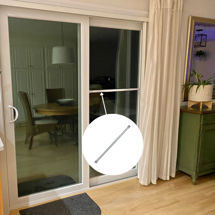 Evelots Sliding Door Security Bar Adjustable Patio Wayfair